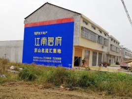  鹿邑农村墙体广告在不同形式上面展现的不同特色
