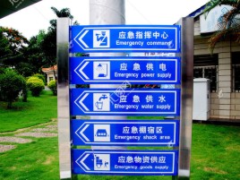  鹿邑标识导向系统设计需要掌握的四大元素